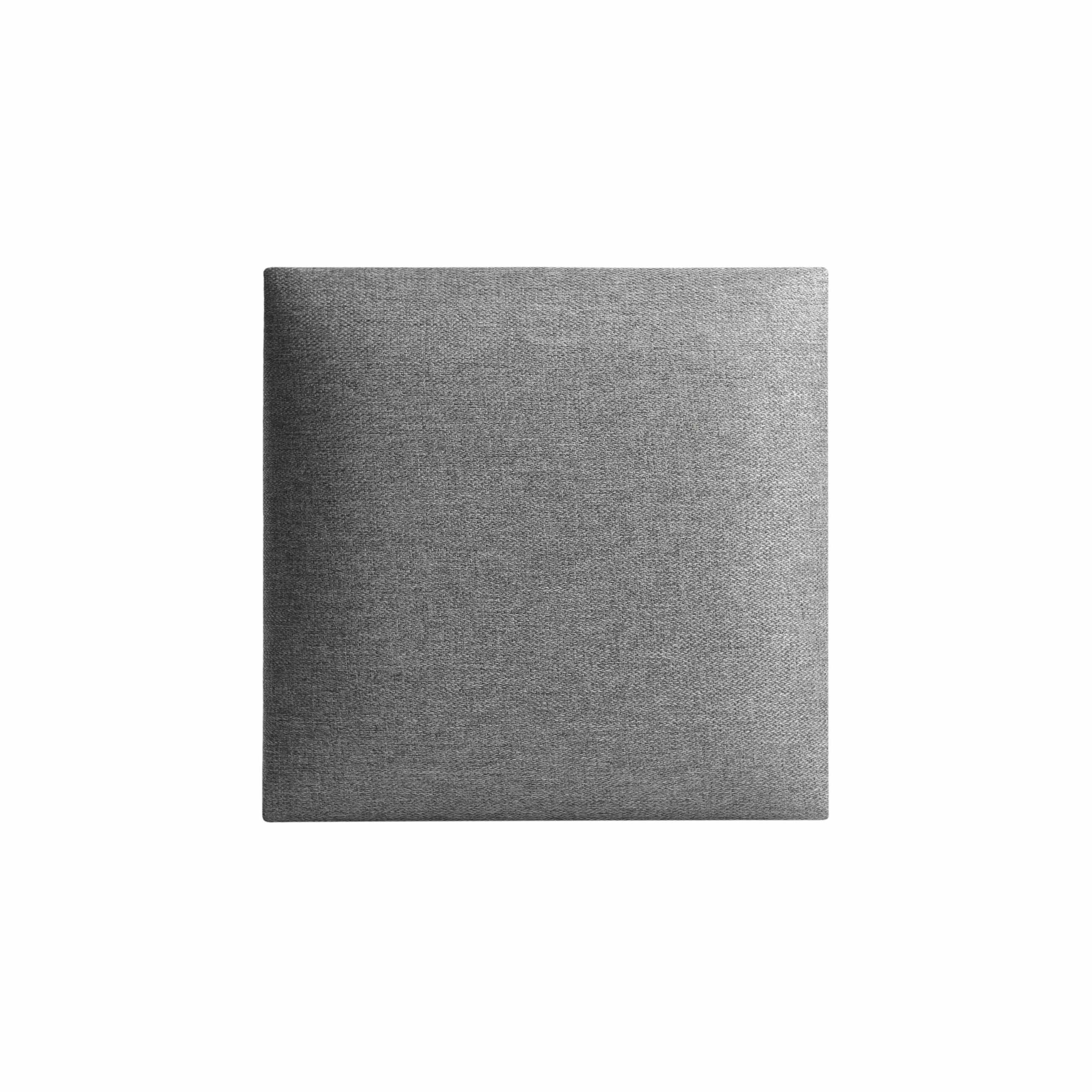 Wandkissen 30x30 aus Savona Web Stoff in der Farbe Hell-Grau SV19