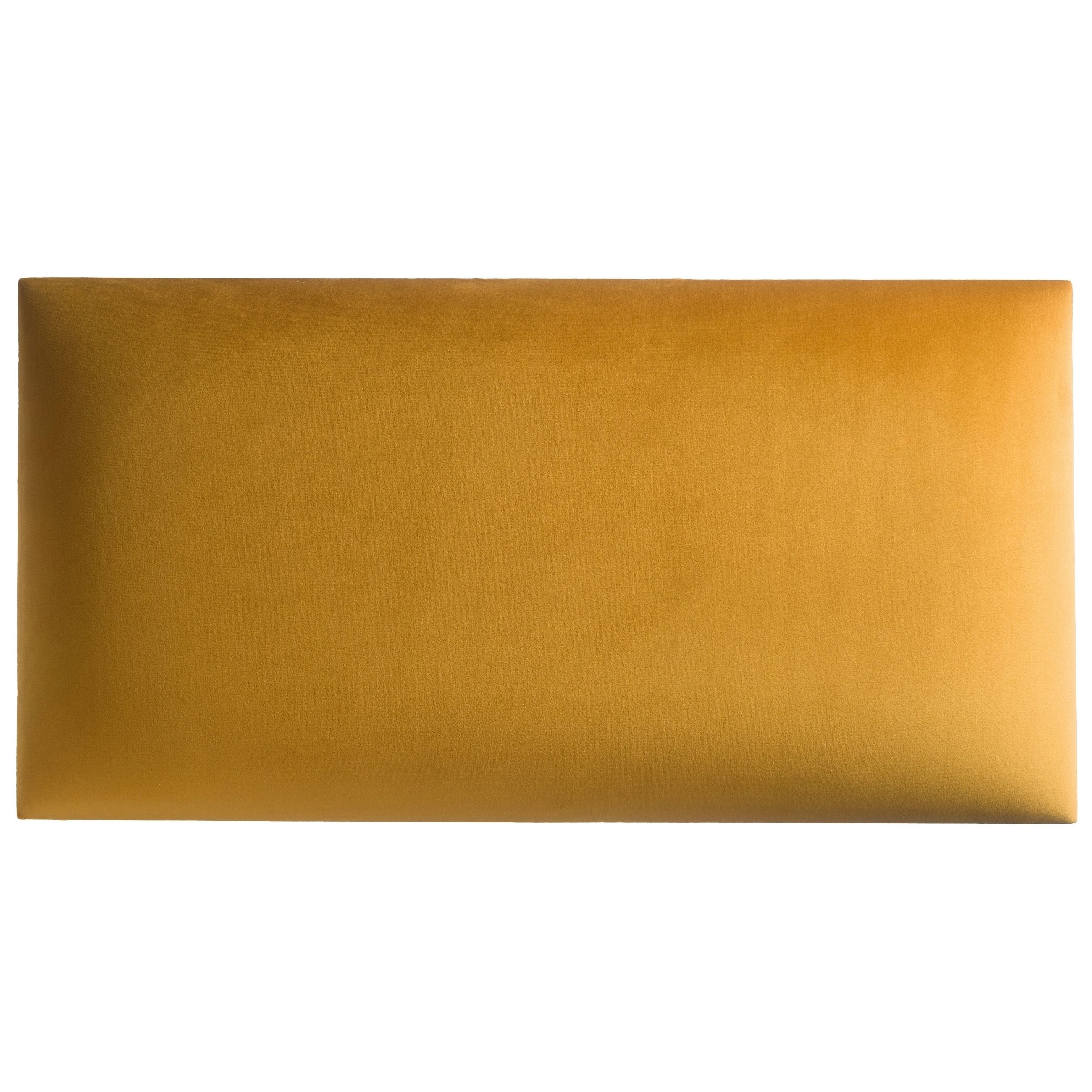Wandkissen aus Samt Stoff der Rivera Kollektion in der Größe 60x30 mit der Farbe Gold-Gelb RV41