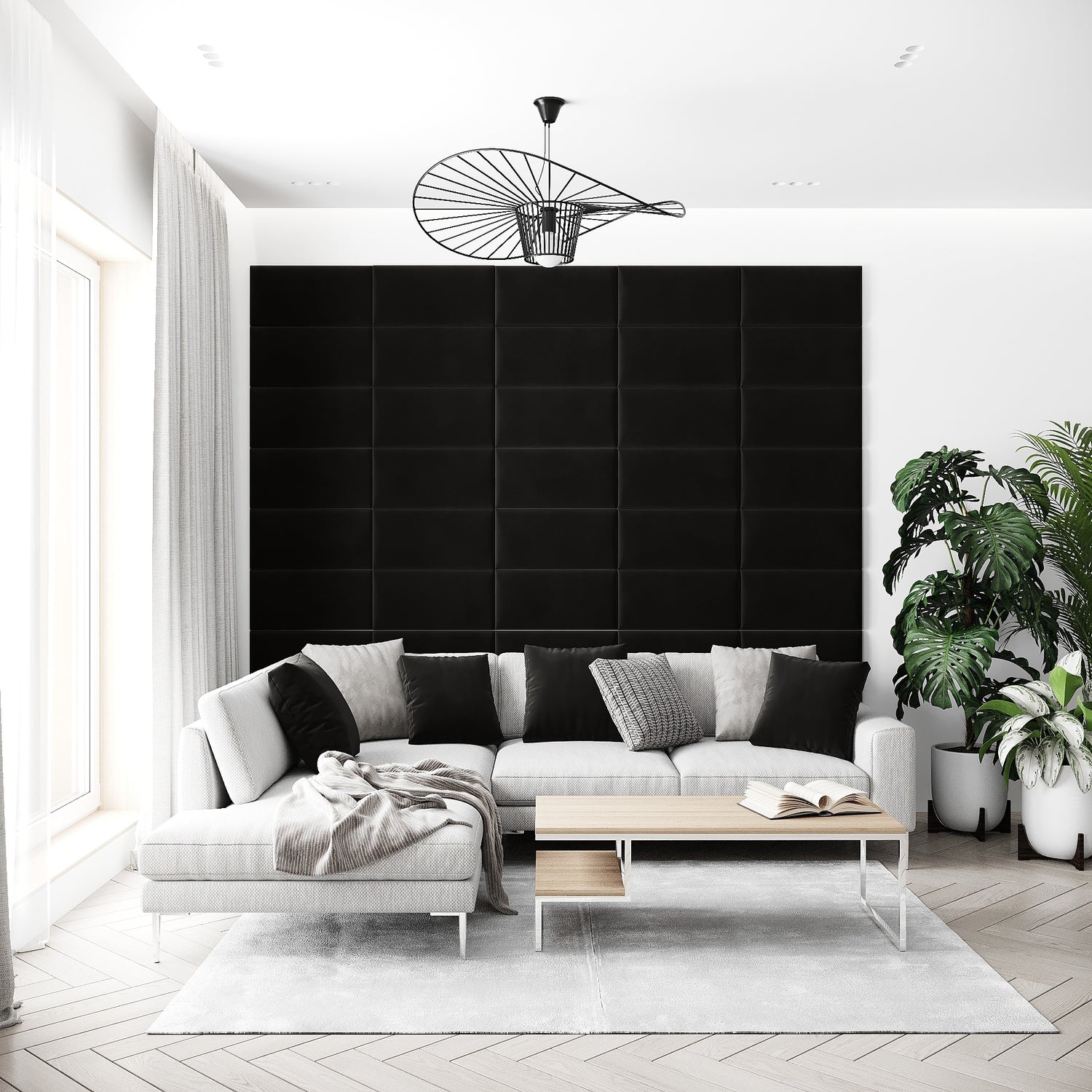 RECHTECK 60X30 RIVIERA SAMT Wandkissen