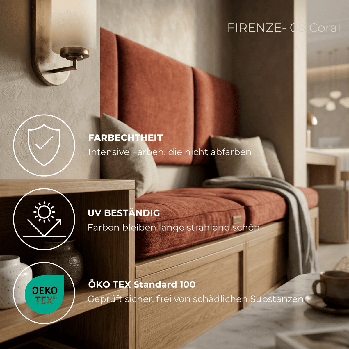 POLSTERSTOFF FIRENZE VELOURSAMT - METERWARE
