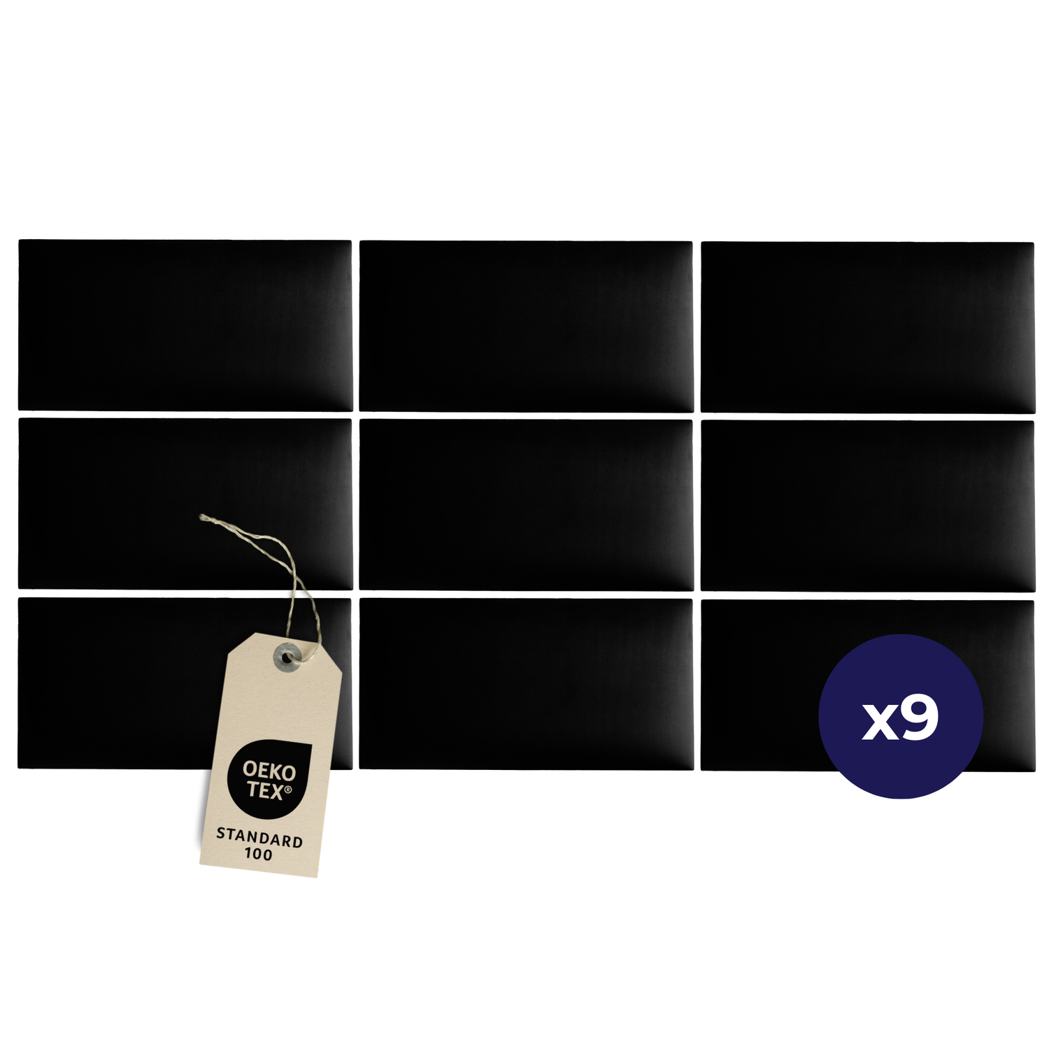 Bett Kopfteil 180cm Wandpolster 60x30 cm Bundle x9 Riviera Samt