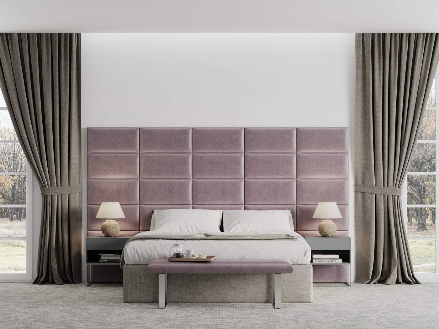 RECHTECK 60X30 RIVIERA SAMT