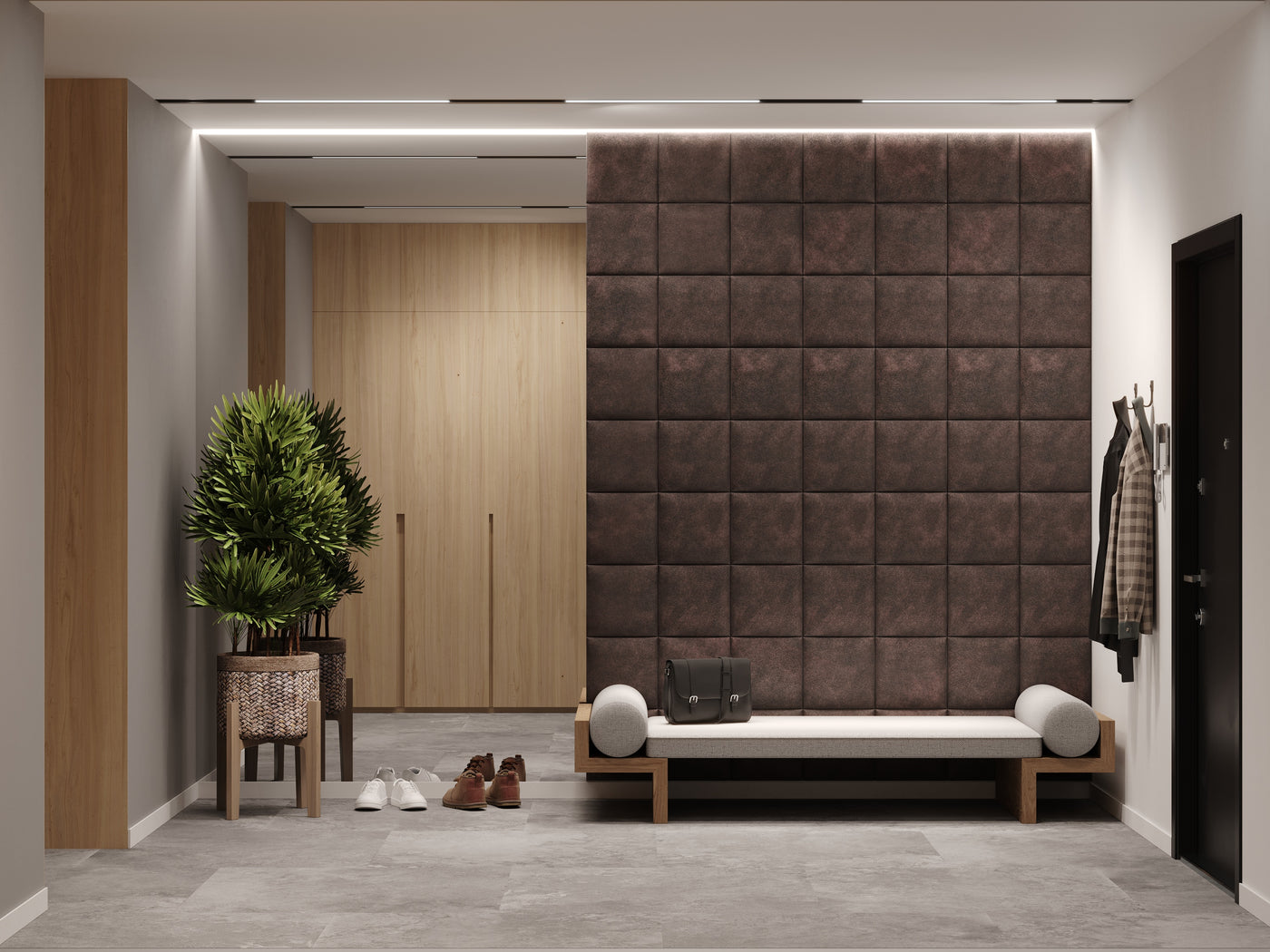 QUADRAT 30X30 MATERA VINTAGE KUNSTLEDER