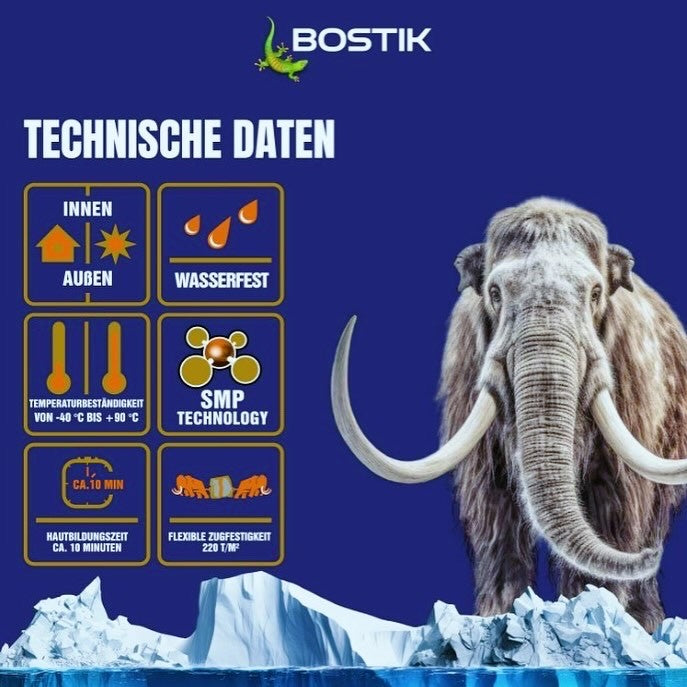 BOSTIK Mamut Glue Montagekleber - hält sofort