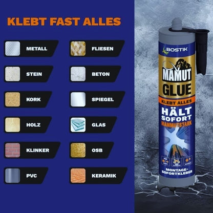 BOSTIK Mamut Glue Montagekleber - hält sofort