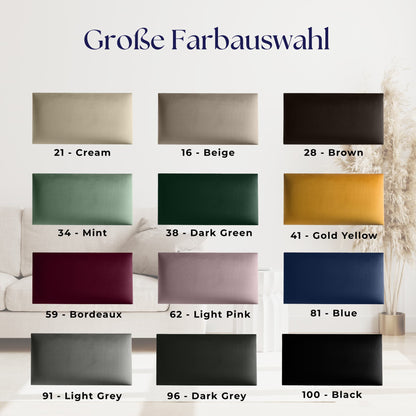 RECHTECK 60X30 RIVIERA SAMT Wandkissen