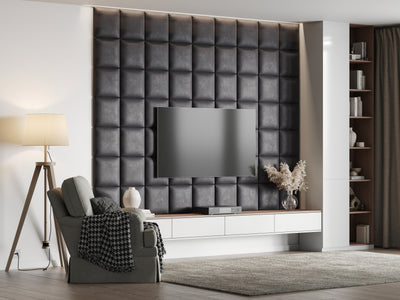 QUADRAT 30X30 MATERA VINTAGE KUNSTLEDER