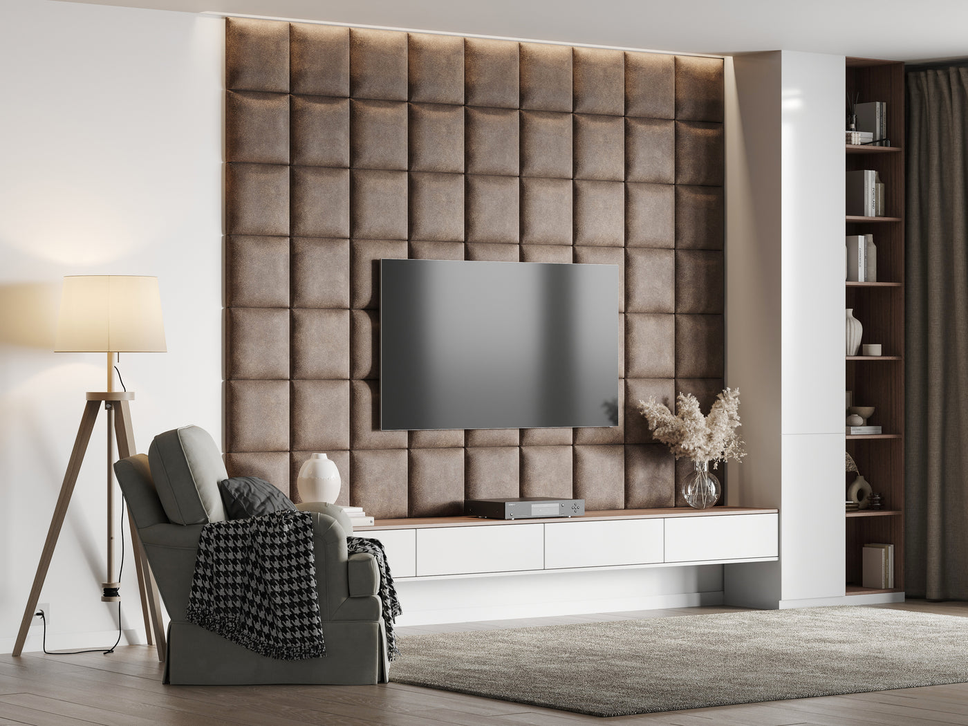 QUADRAT 30X30 MATERA VINTAGE KUNSTLEDER