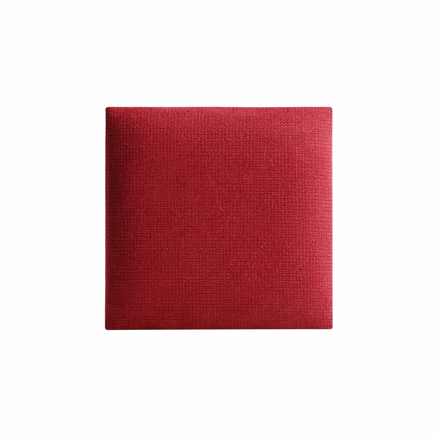 Wandpolster 30x30 aus Capri Velour Stoff in der Farbe Cranberry CP07