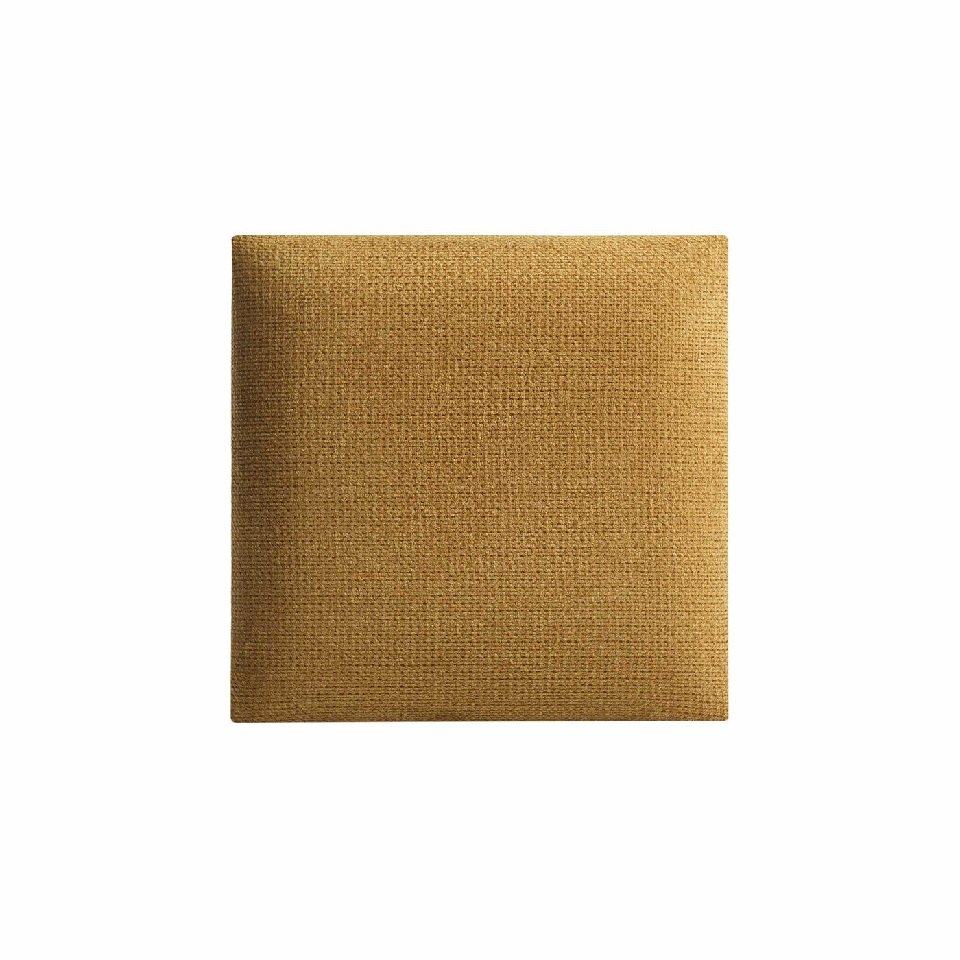 Wandpolster 30x30 aus Capri Velour Stoff in der Farbe Curcuma CP10