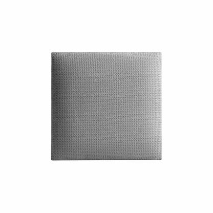 Wandpolster 30x30 aus Capri Velour Stoff in der Farbe Hell-Grau CP17