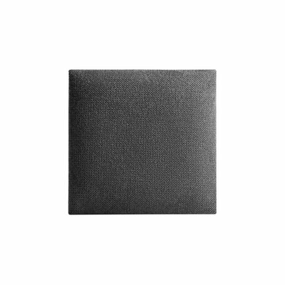 Wandpolster 30x30 aus Capri Velour Stoff in der Farbe Schwarz CP20