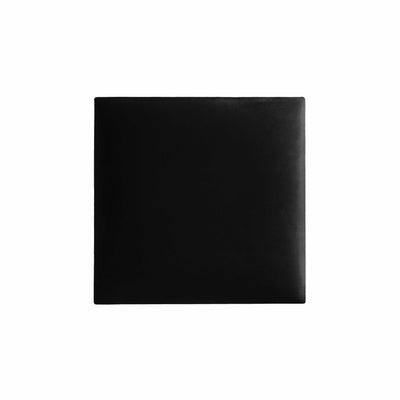 Wandpolster 30x30 aus Riviera Samt Stoff in der Farbe Schwarz RV100