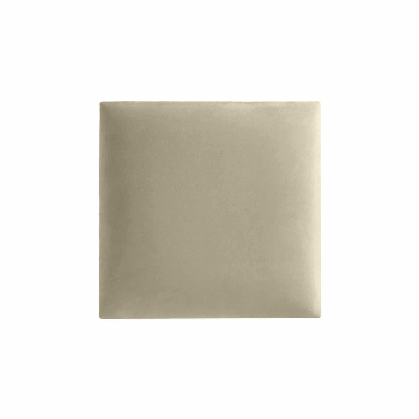 Wandpolster 30x30 aus Riviera Samt Stoff in der Farbe Creme RV21