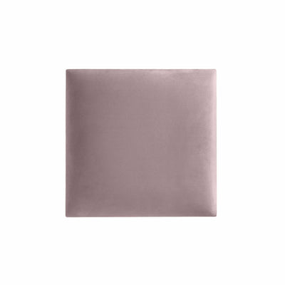 Wandpolster 30x30 aus Riviera Samt Stoff in der Farbe Zart-Rosa Rv62